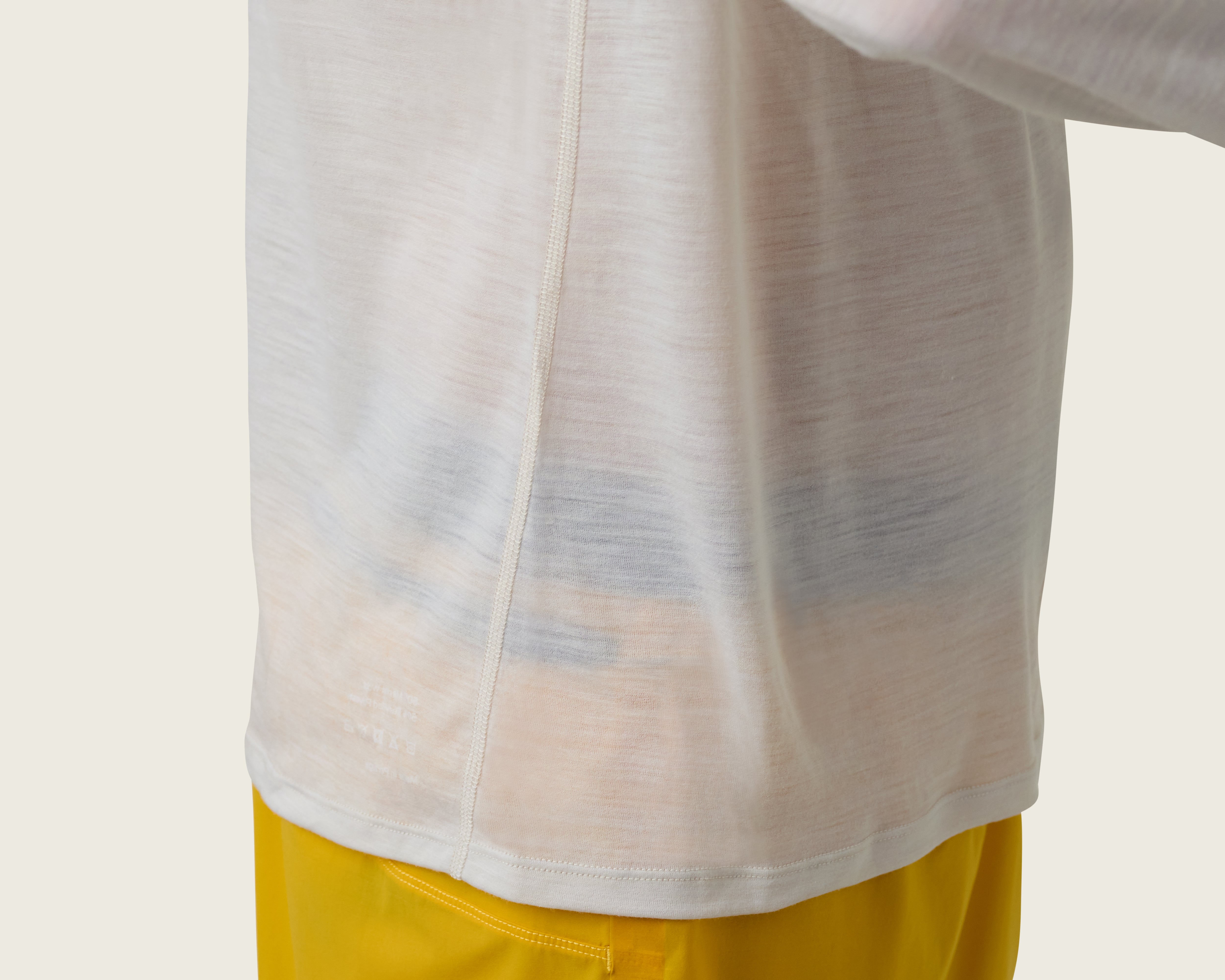 SYSUM Mens Merino One Long Sleeve - Side Seam