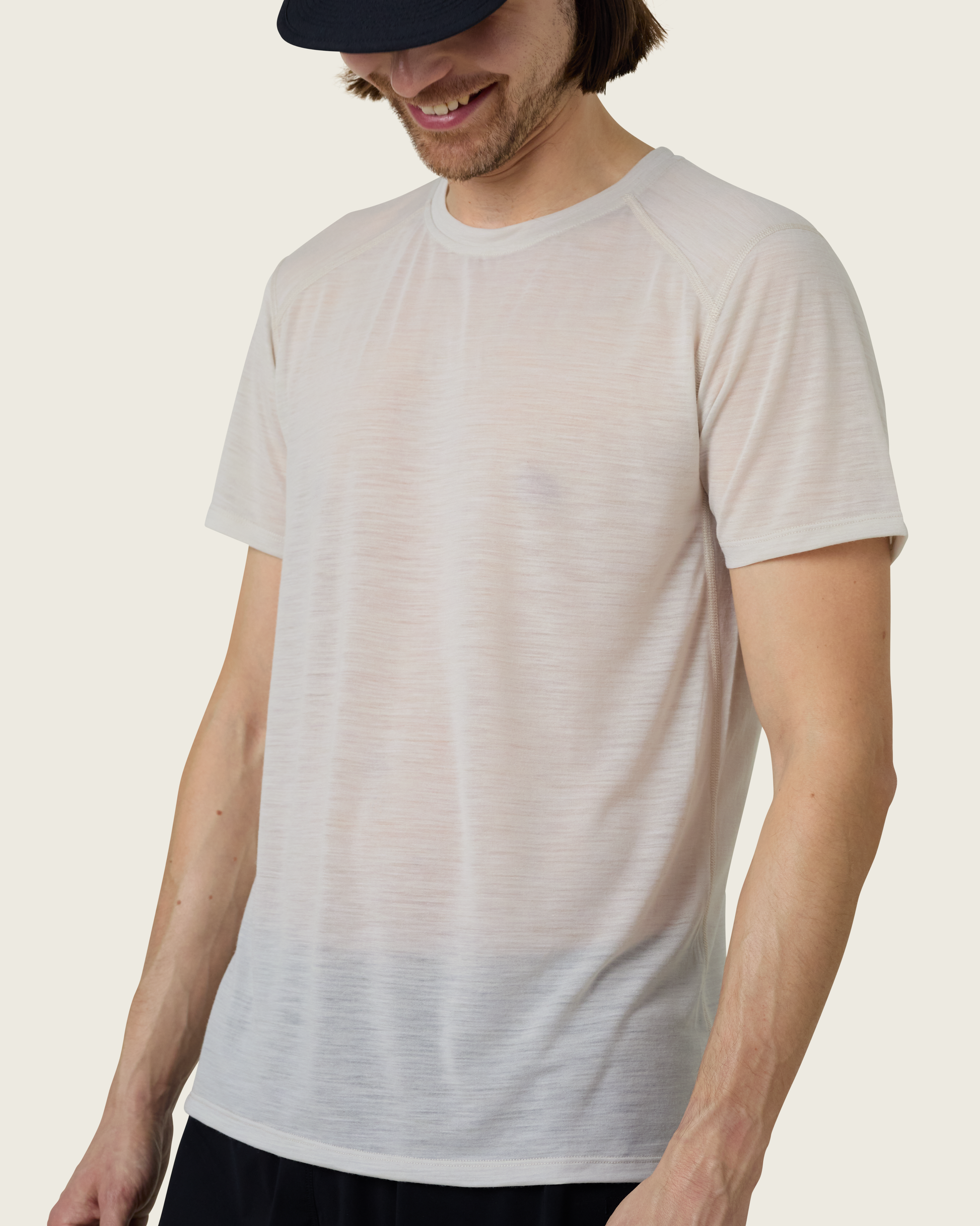 SYSUM Men's Merino One Tee - Detail Front