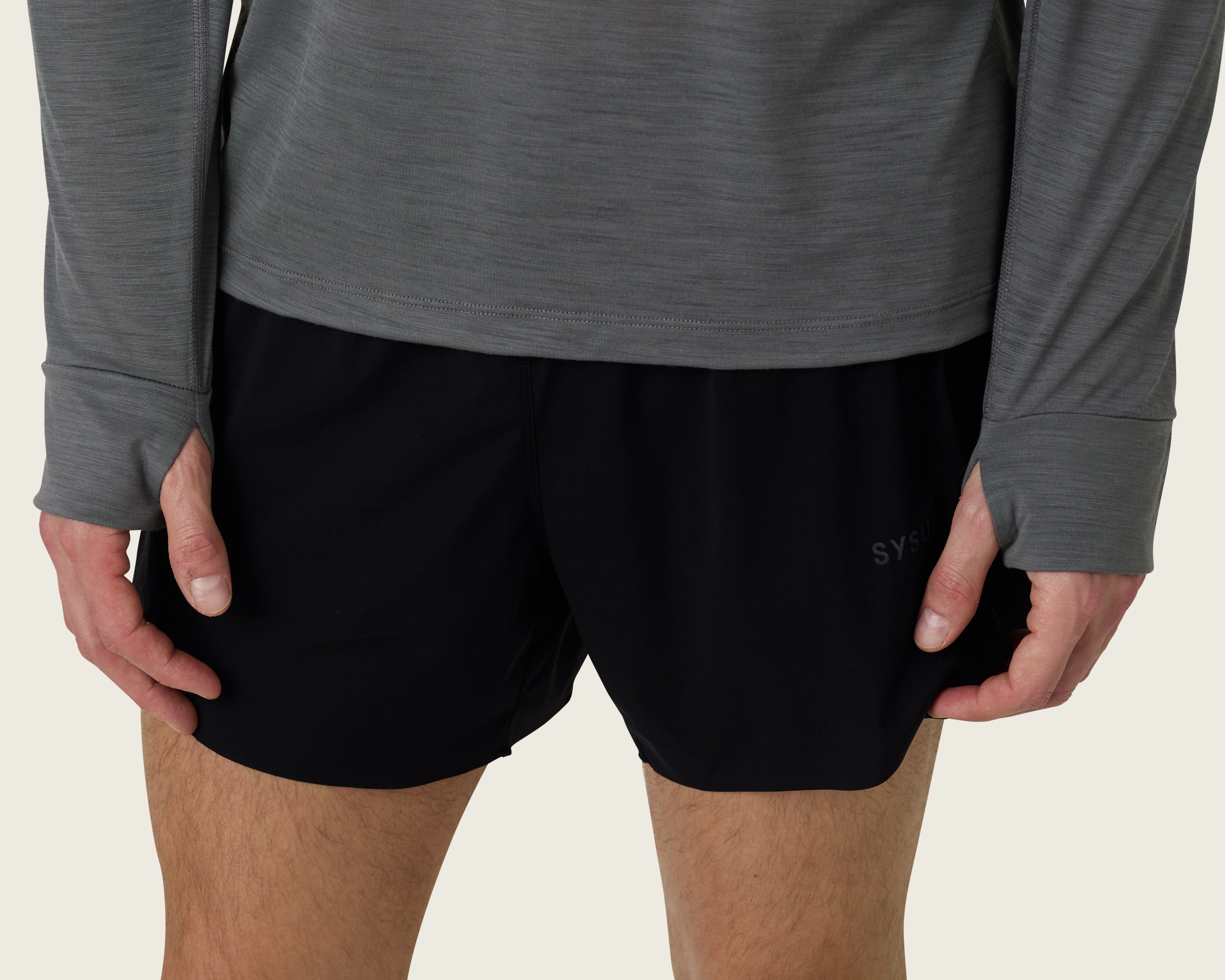 SYSUM Mens Merino Two Long Sleeve - Thumb Hole