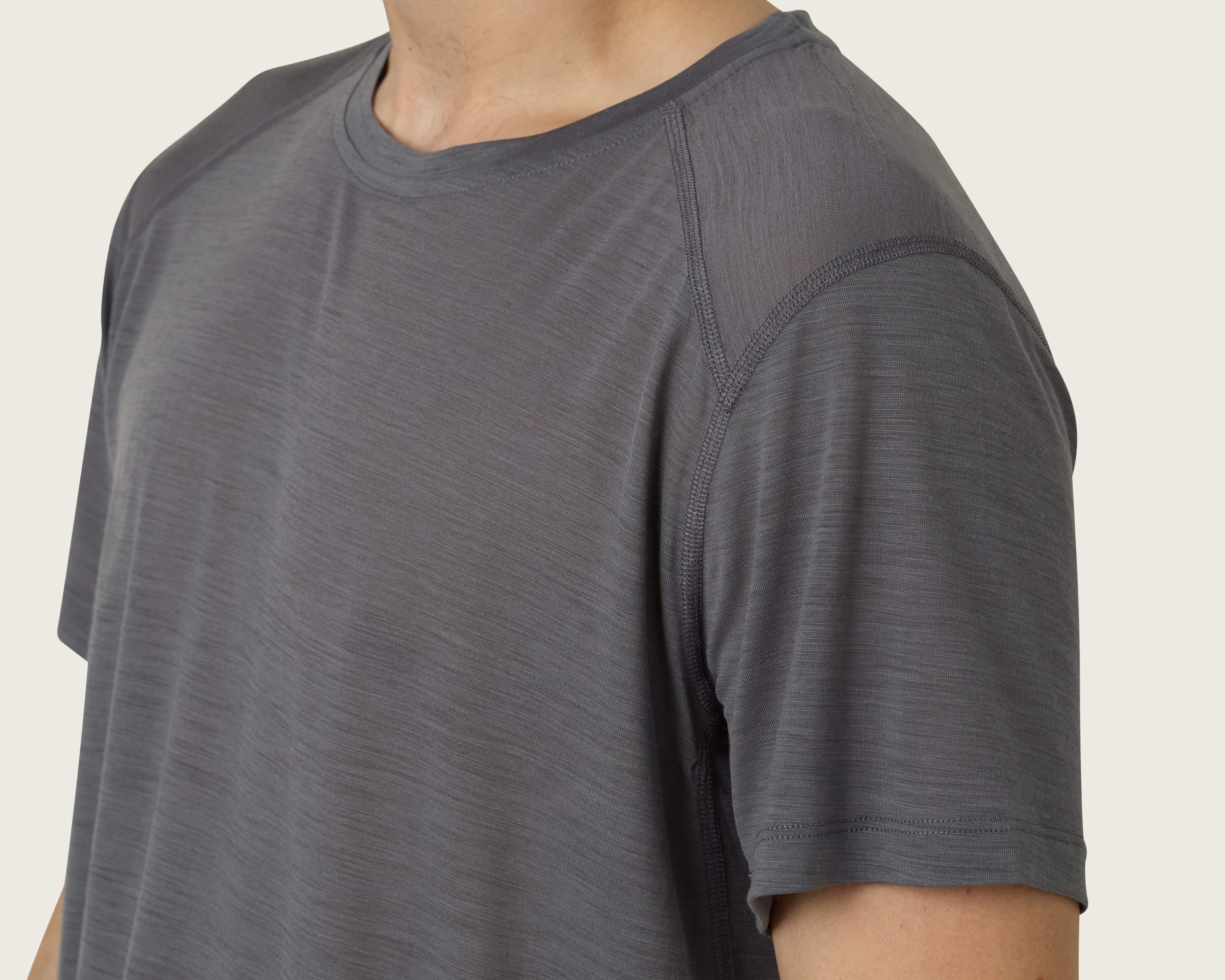 SYSUM Mens Merino Two Tee - Shoulder Seam