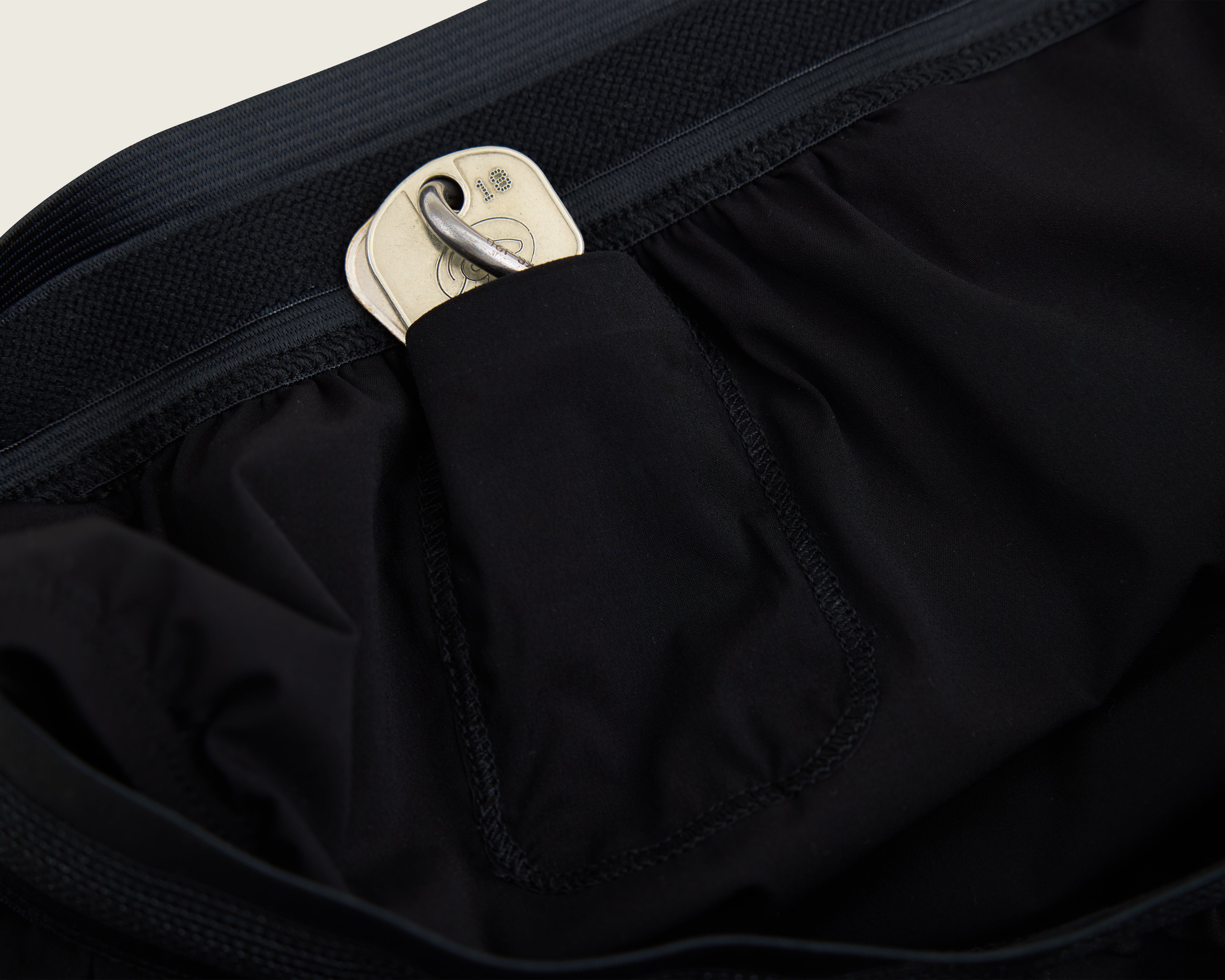 SYSUM Packer Cordura Trail Short Black - Key Pocket