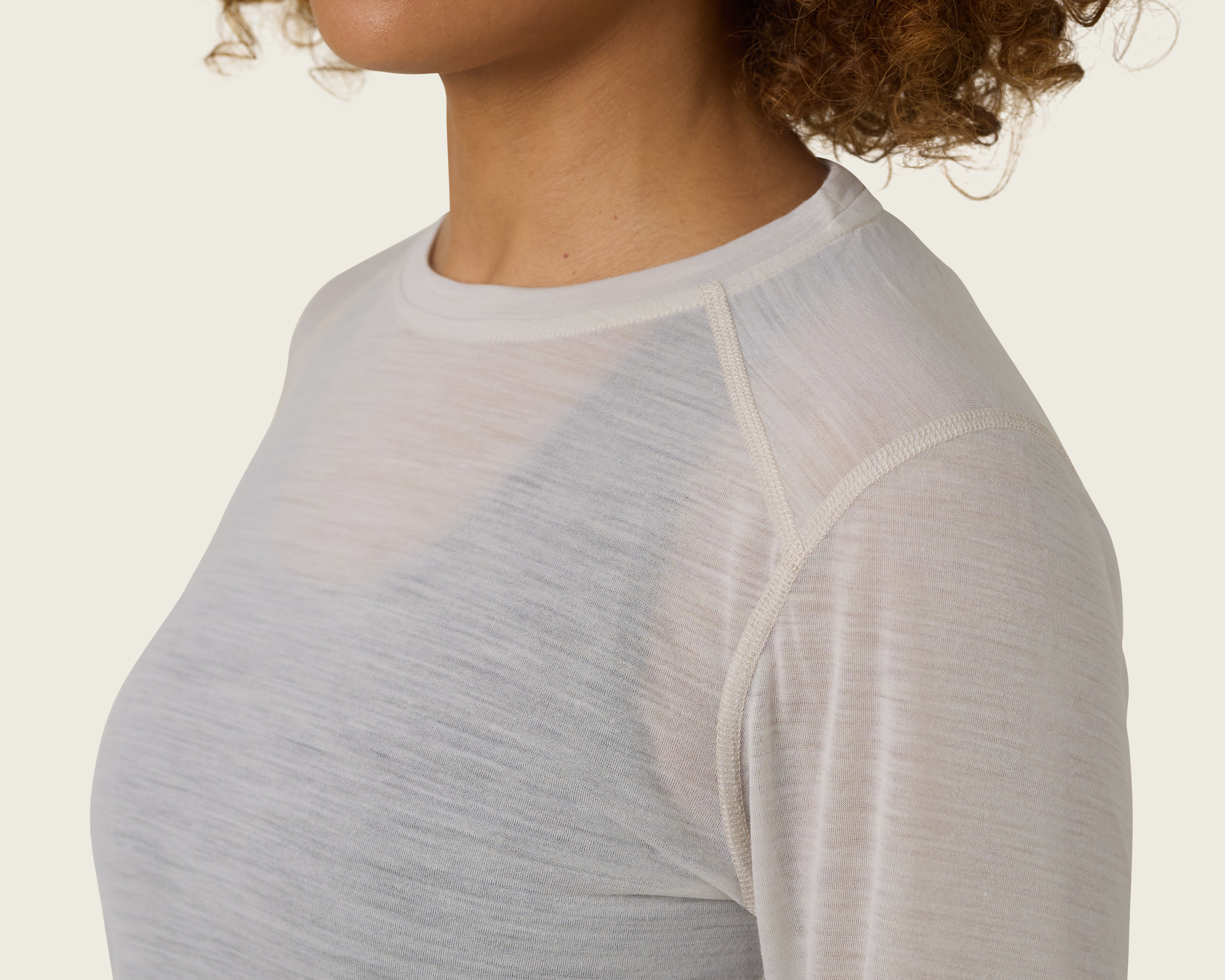 SYSUM Womens Merino One Long Sleeve - Shoulder Seam