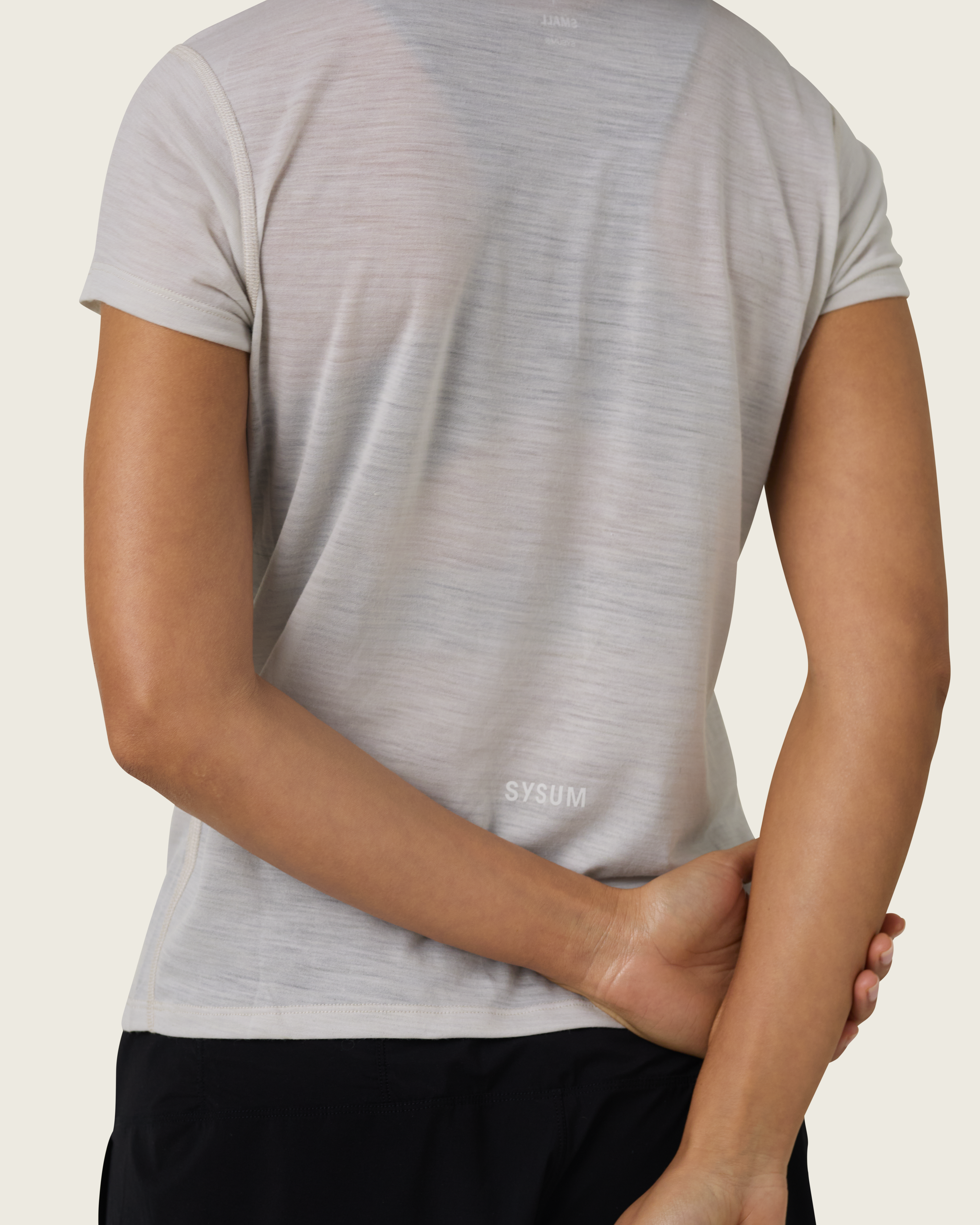 SYSUM Women's Merino One Tee - Detail Back
