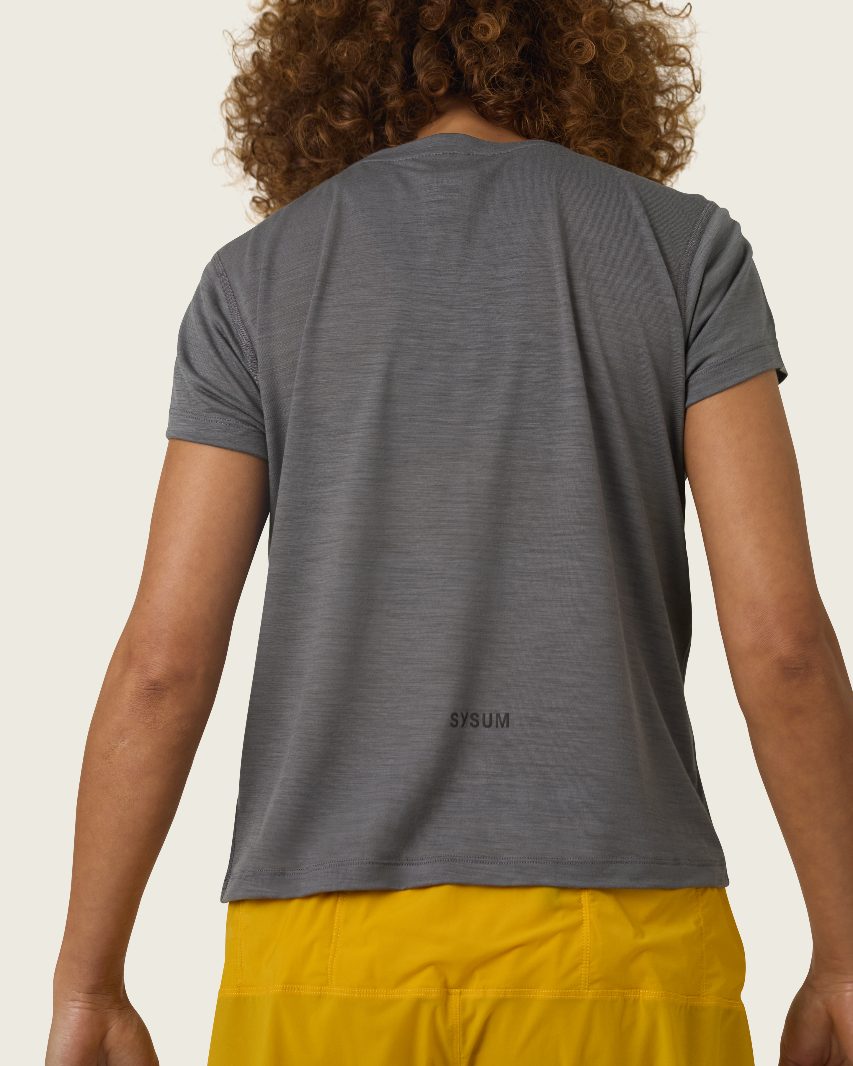 SYSUM Women's Merino Two Tee - Detail Back