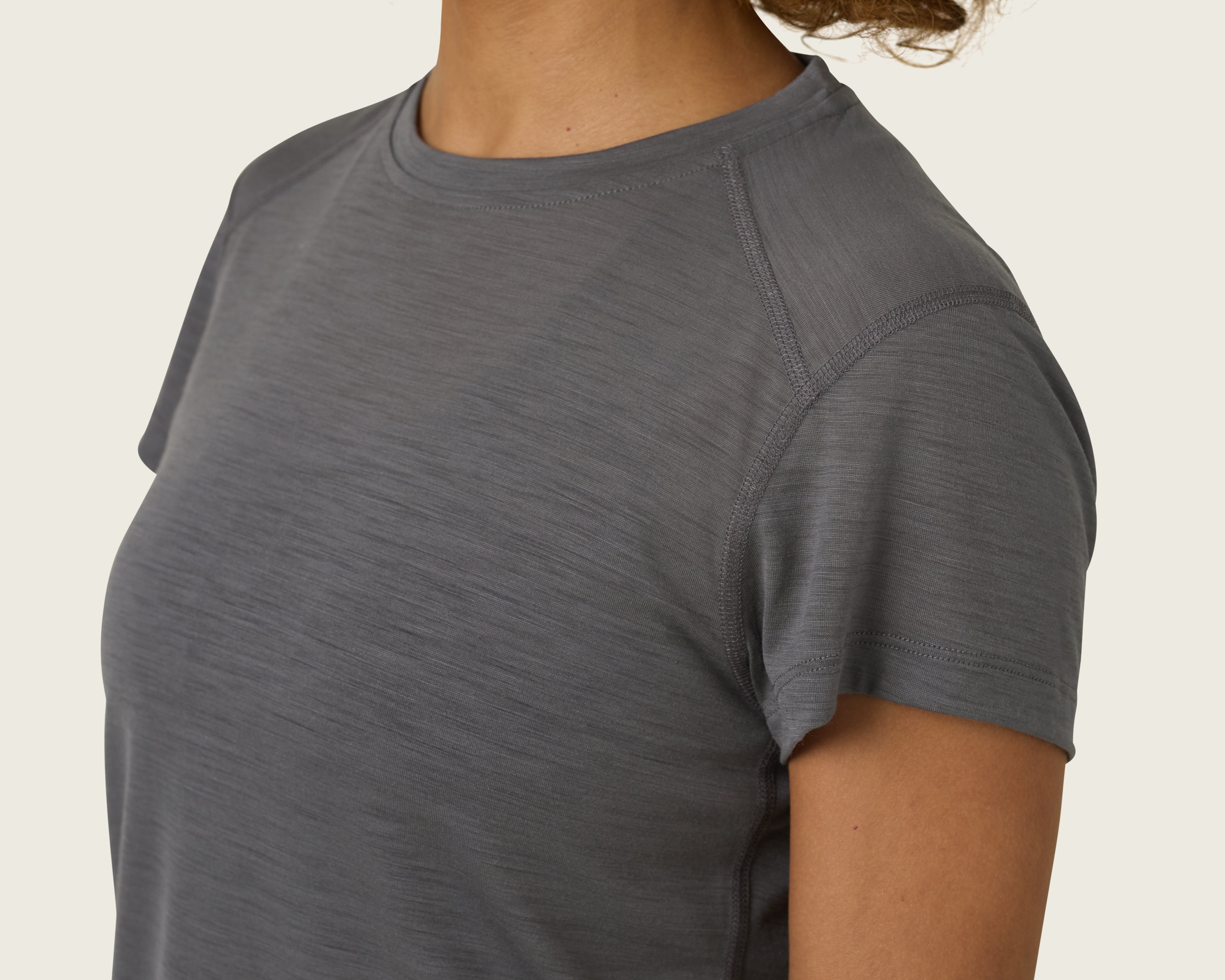 SYSUM Womens Merino Two Tee - Shoulder Seam
