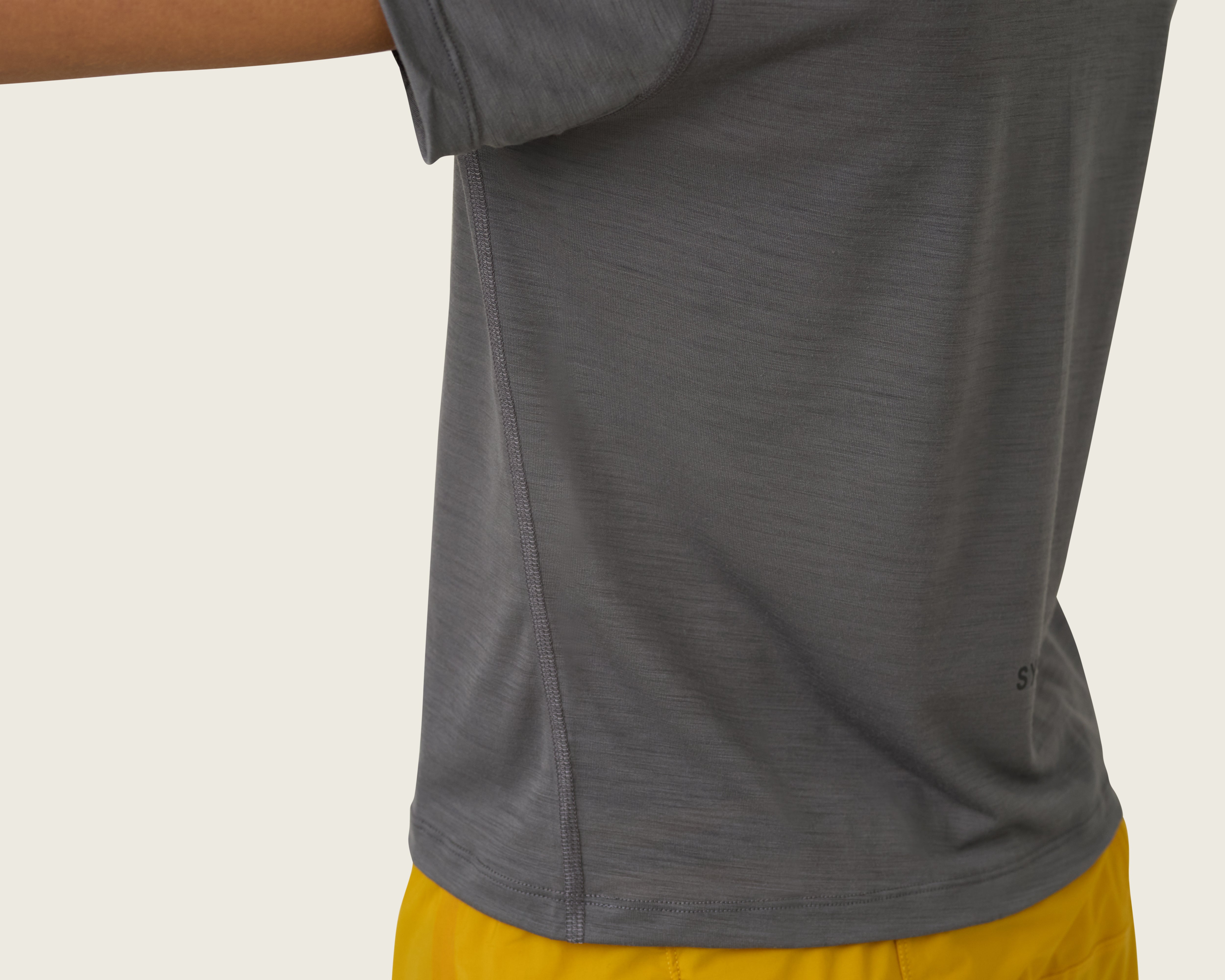 SYSUM Womens Merino Two Tee - Side Seam