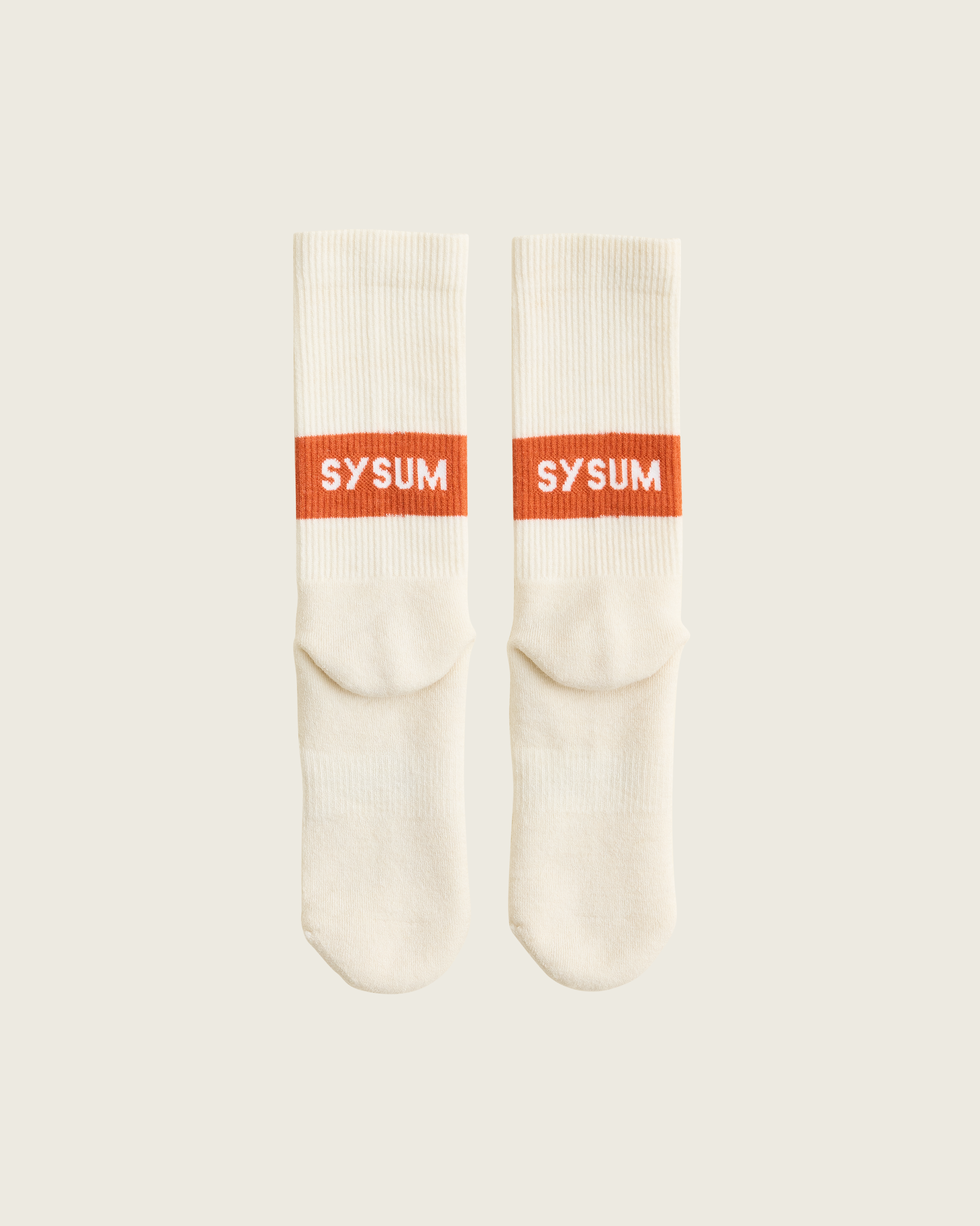 SYSUM Woollen Crew Socks Clay - Back
