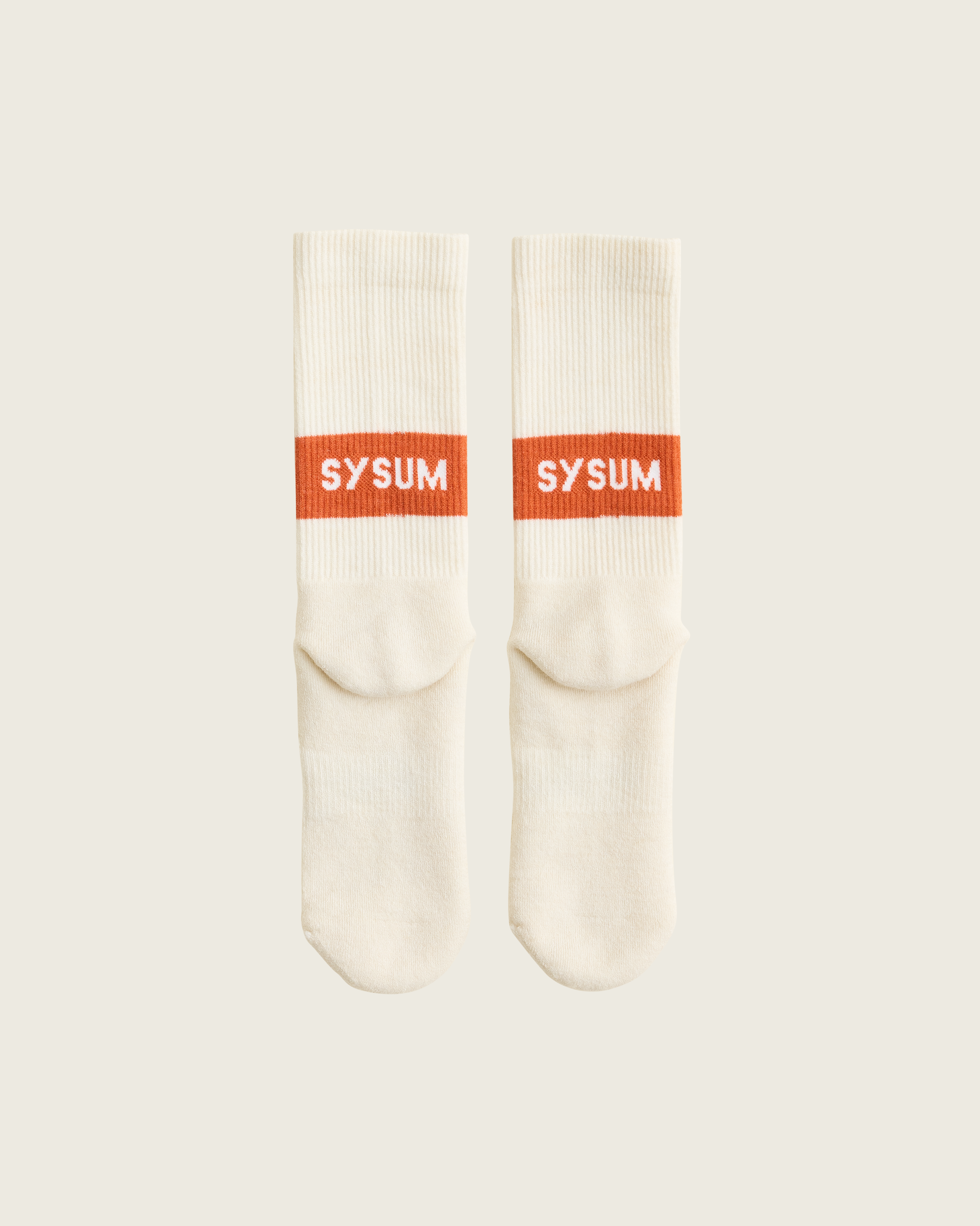 SYSUM Woollen Crew Socks Clay - Back