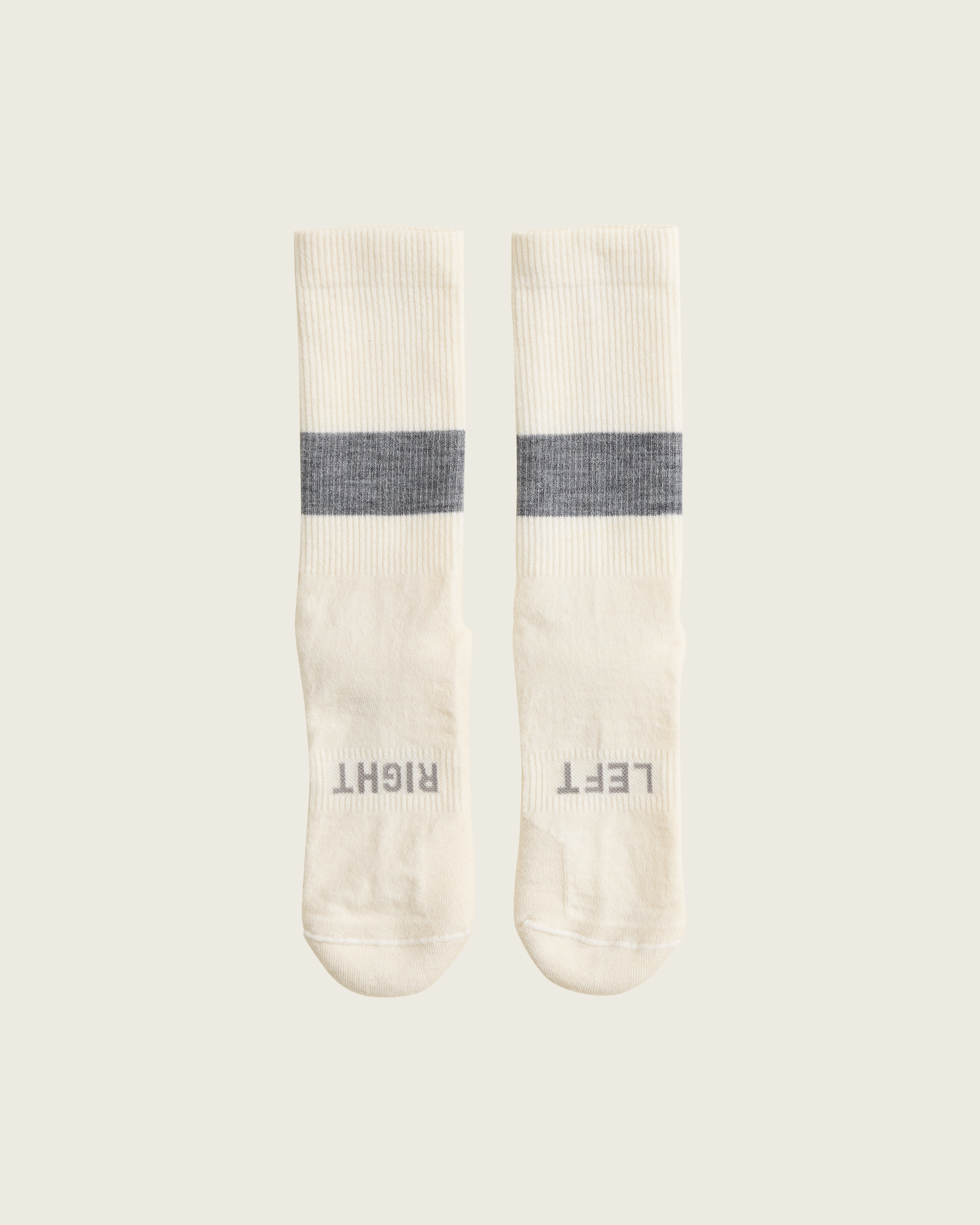 SYSUM Woollen Crew Socks Slate - Front