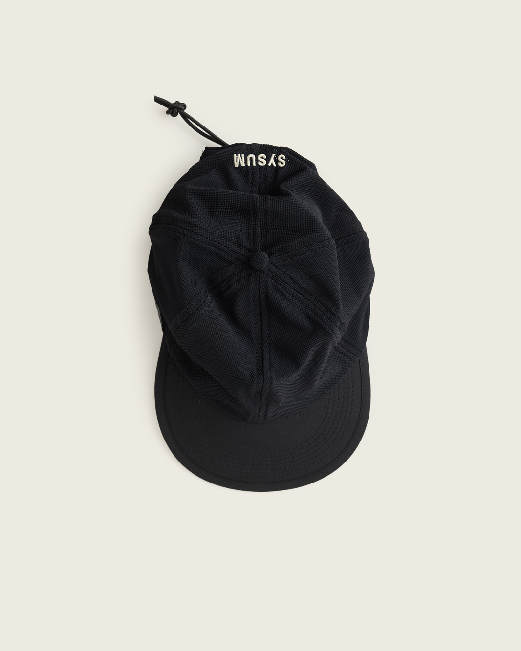 SYSUM 6 Panel Mesh Running Cap Neutral - Top
